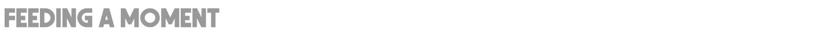 Feeding A Moment font preview